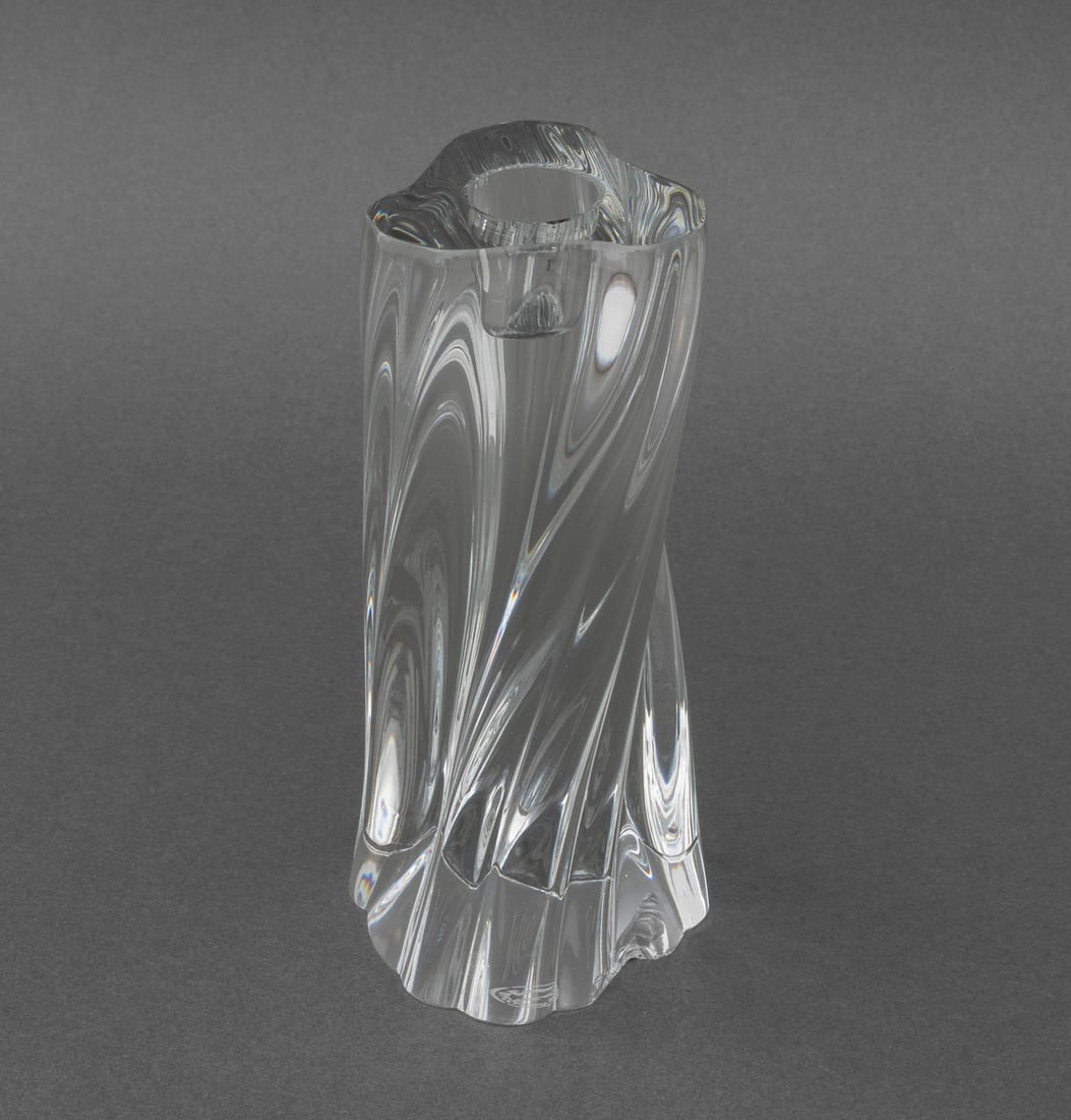 Baccarat Crystal "Odilon" Candlesticks, Pair - 4