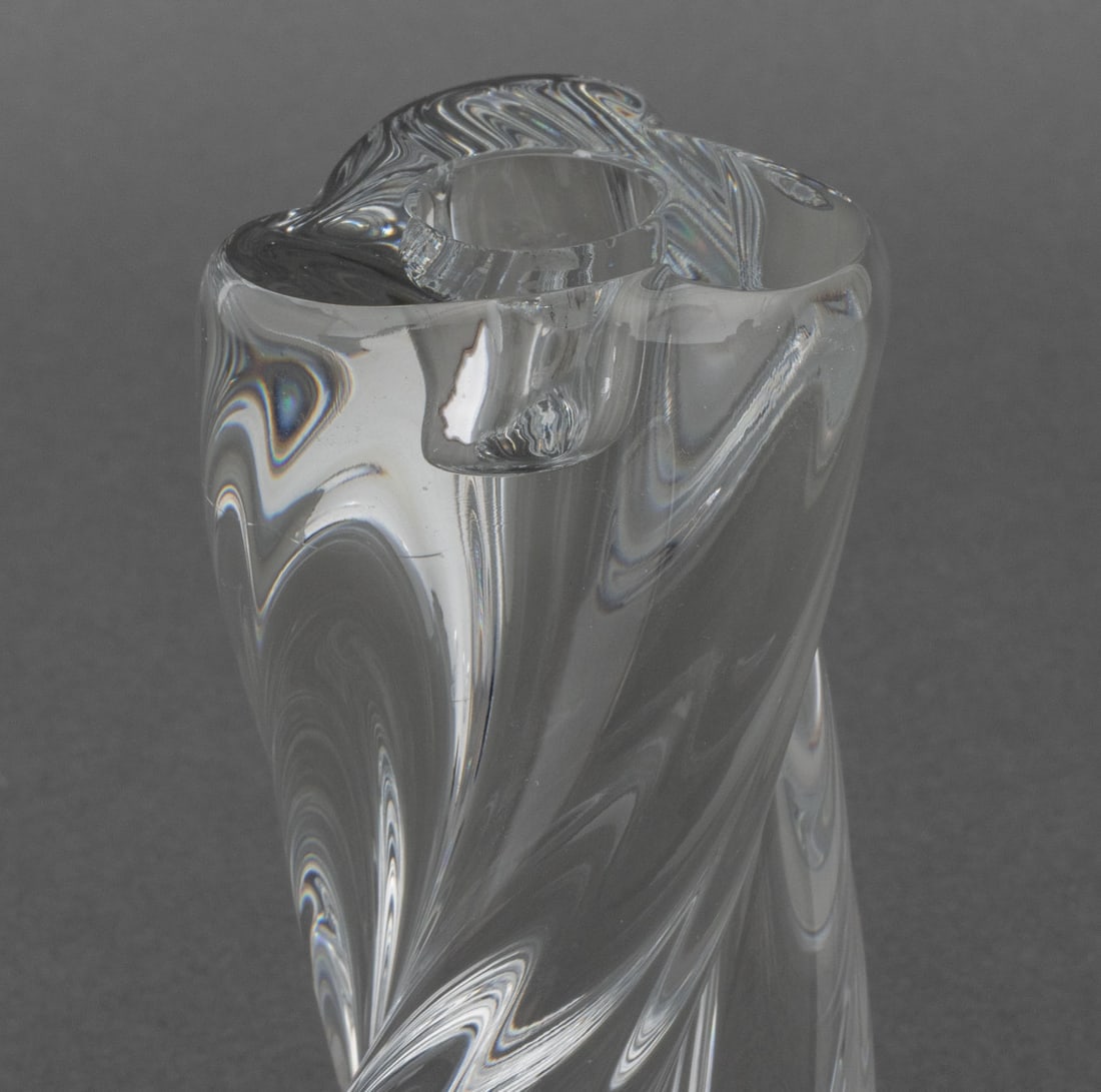 Baccarat Crystal "Odilon" Candlesticks, Pair - 7