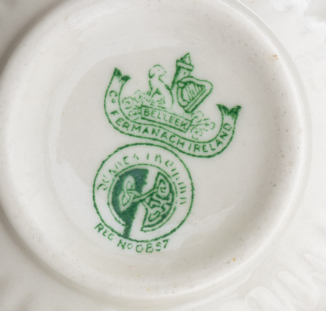 Belleek Ceramic Tableware, 9 Pcs. - 12