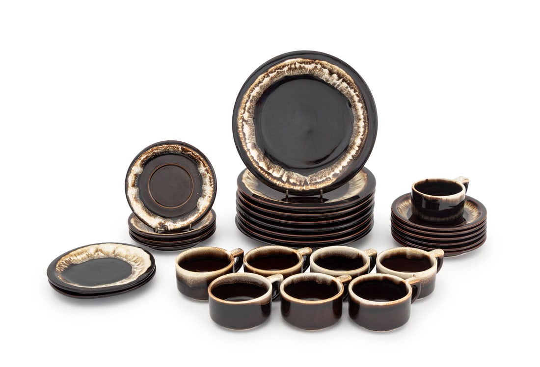 Pfaltzgraff Drip Glazed Pottery Service, 28 Pcs. (1 of 11)