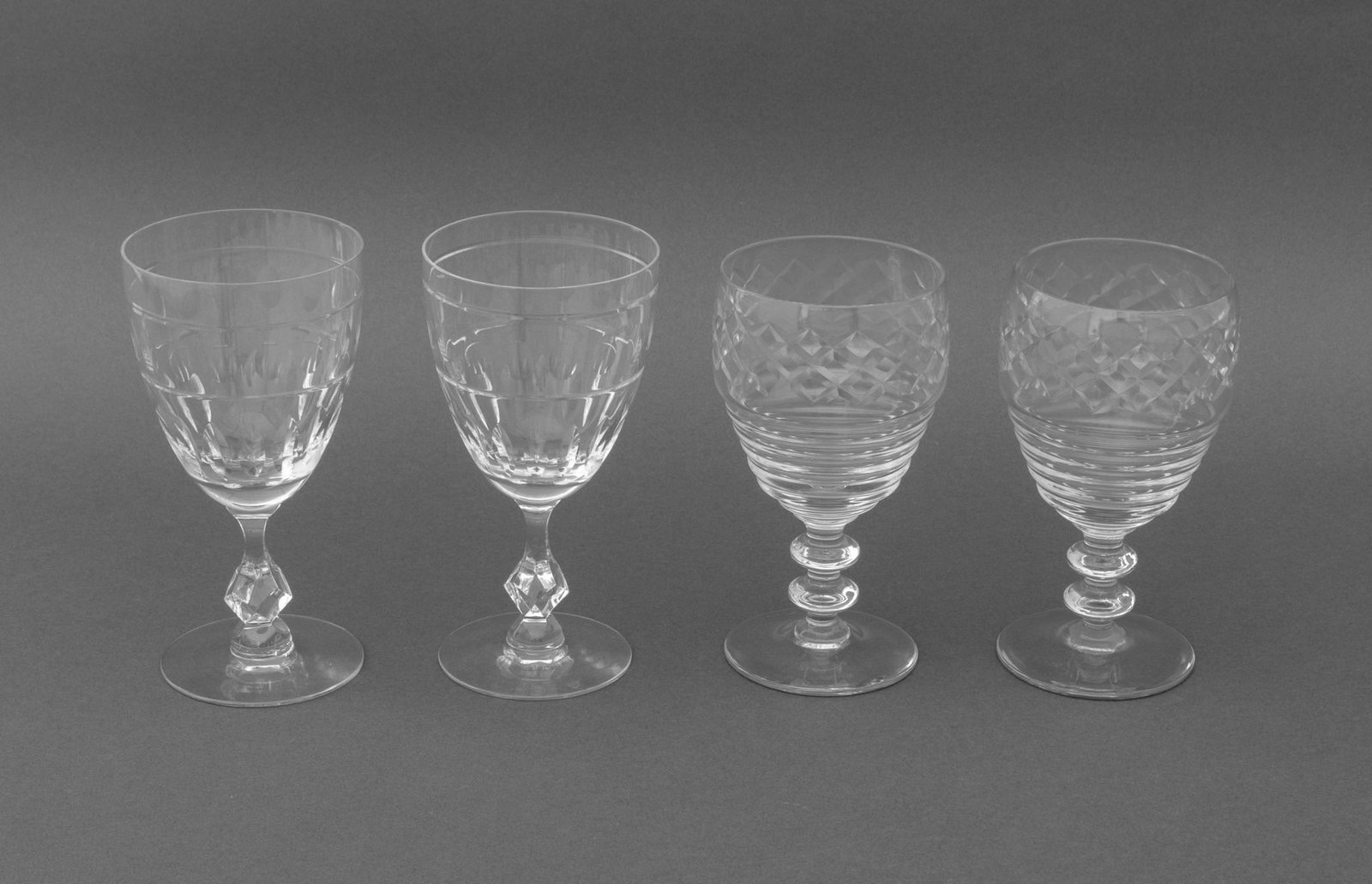 Vintage Cut Crystal Barware, 6 Pcs. - 3