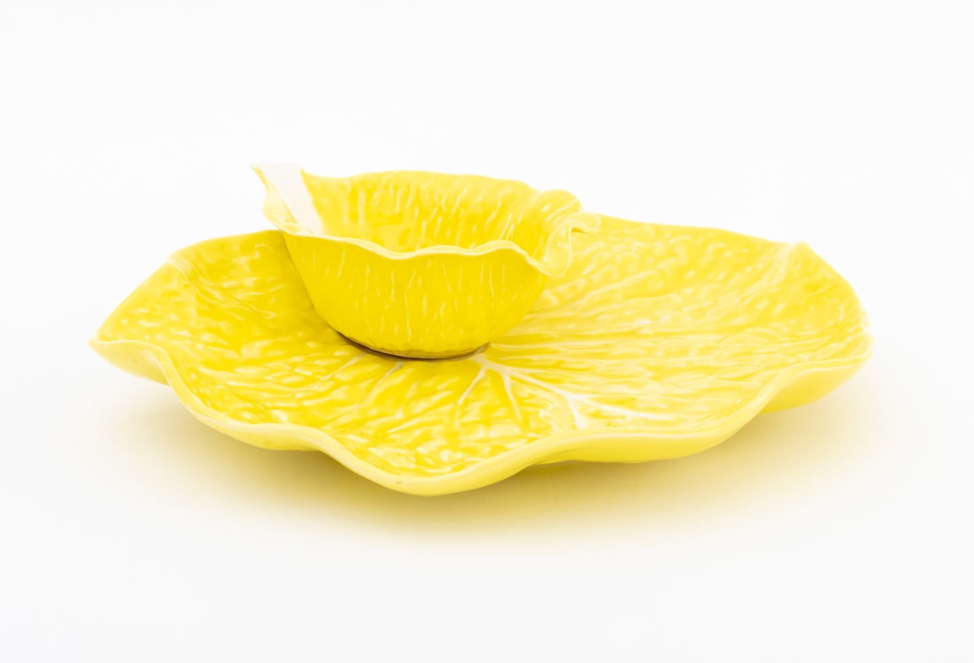 Majolica Ceramic Tableware, 2 Pcs. - 2