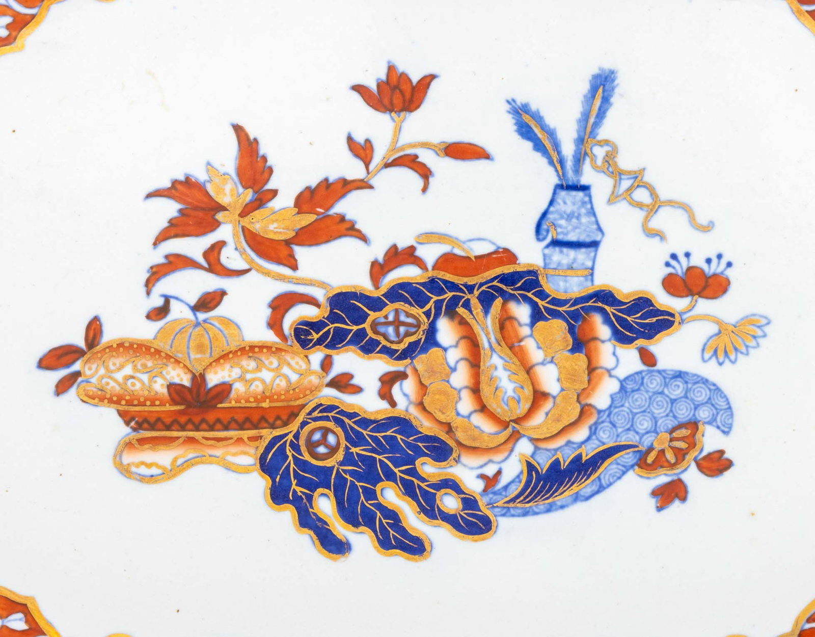 Spode "Frog" Pattern Ceramic Platter, 19th C. - 2
