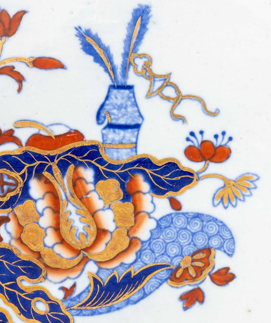 Spode "Frog" Pattern Ceramic Platter, 19th C. - 4