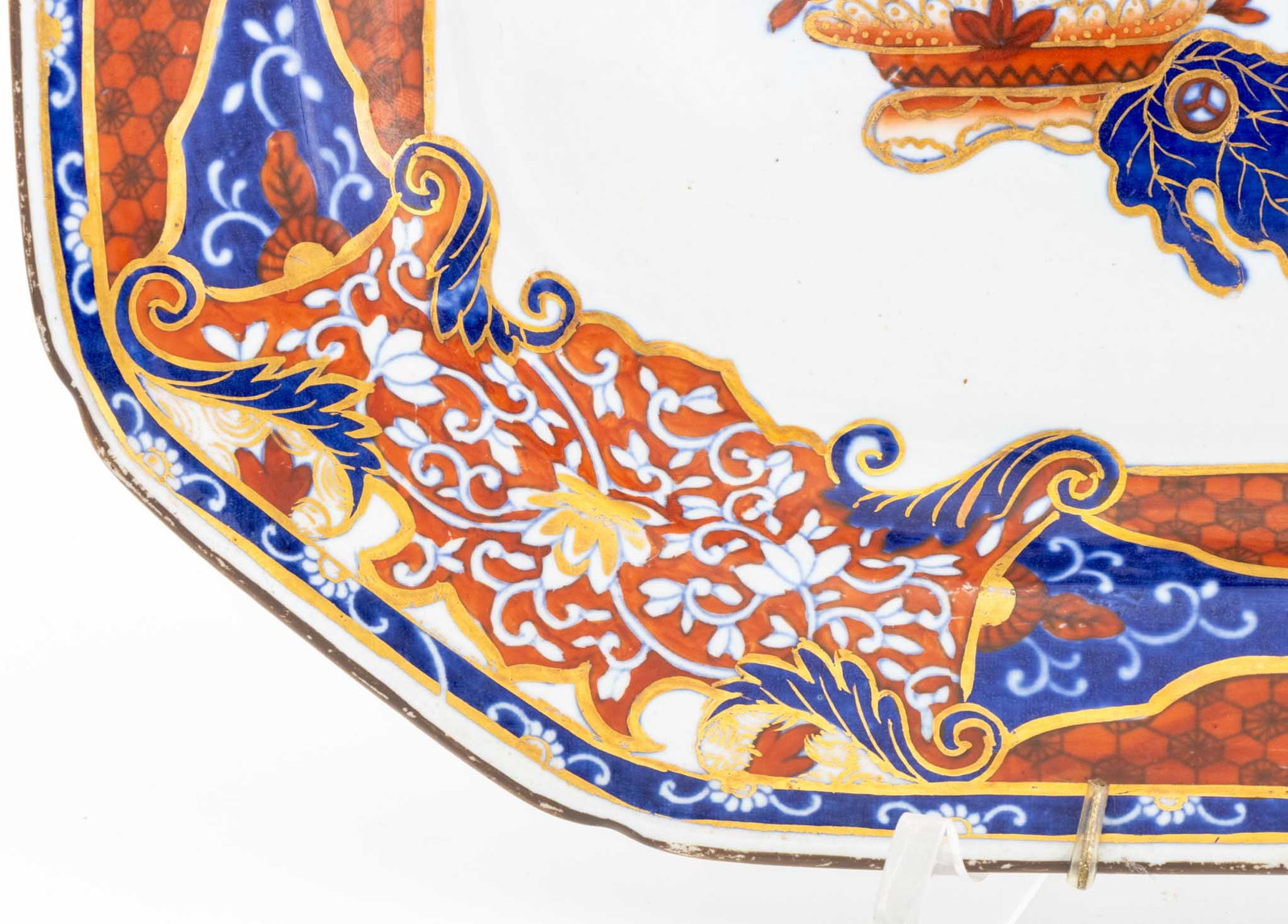 Spode "Frog" Pattern Ceramic Platter, 19th C. - 5