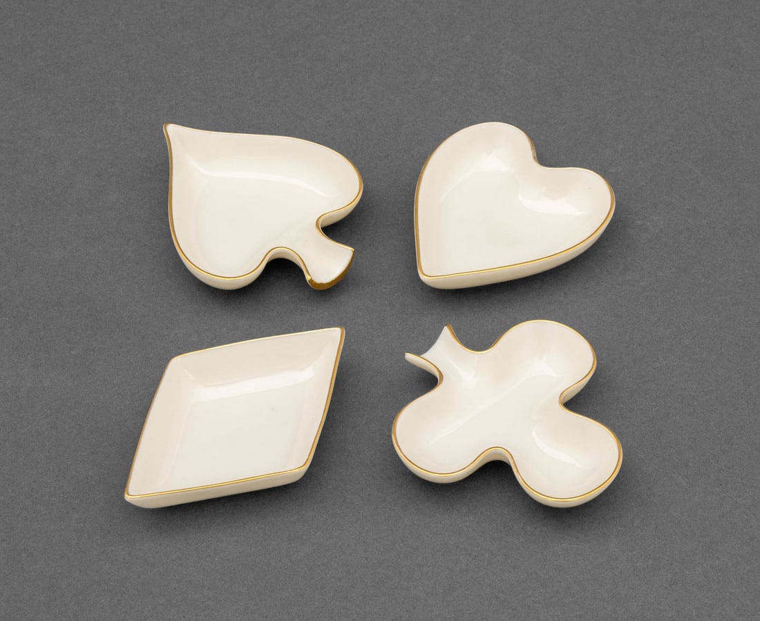 Lenox Card Suits Porcelain Dishes, 4 (1 of 12)