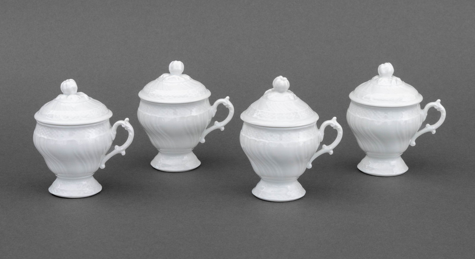 Richard Ginori White Porcelain Pots De Creme, 4 (1 of 9)