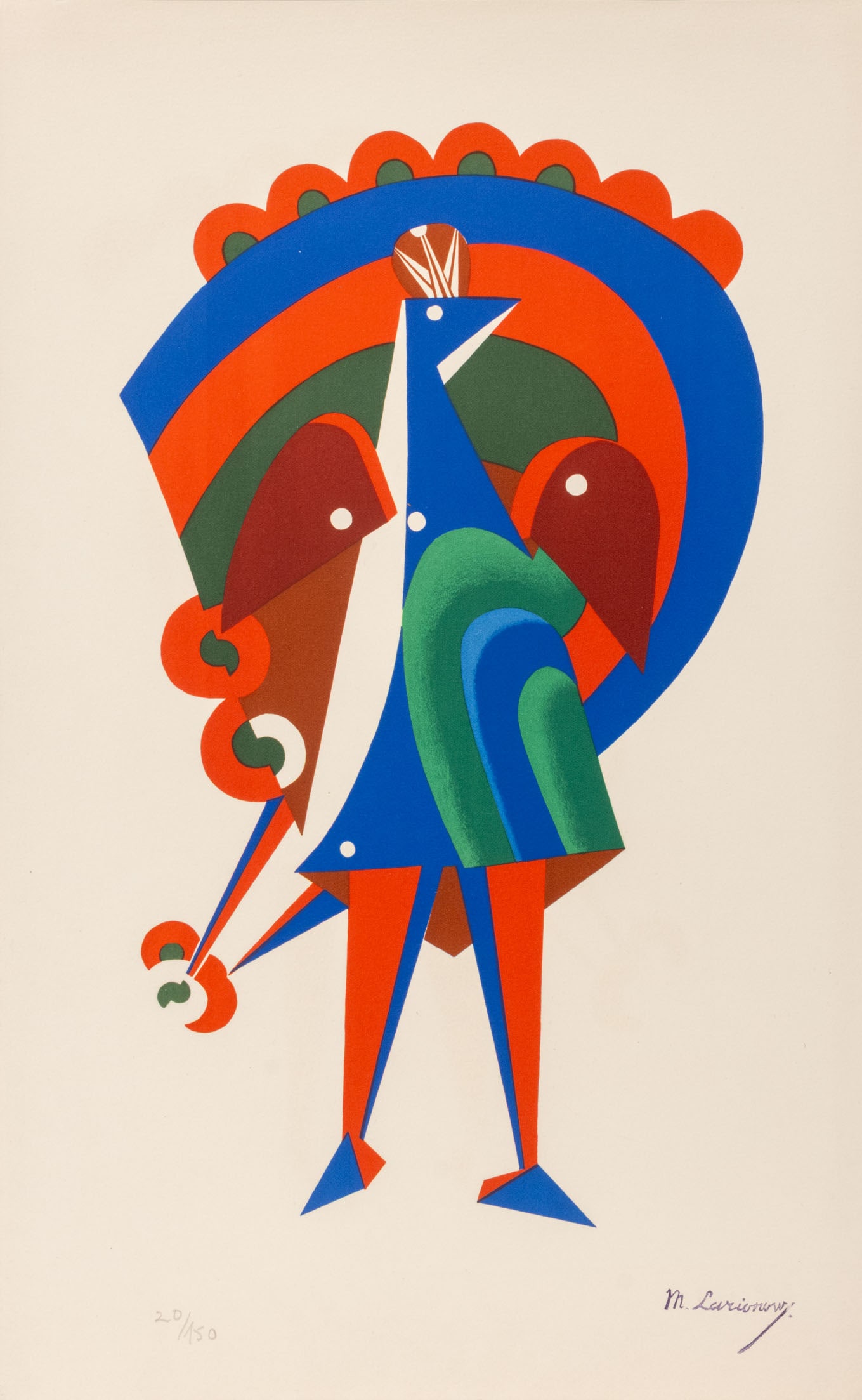 Mikhail Fedorovich Larionov "La Paon", ca. 1919 (1 of 8)