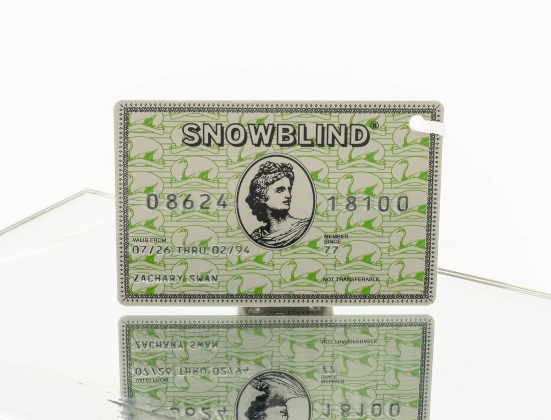 Signed "Snowblind: A Brief Career ...", 1998 - 11