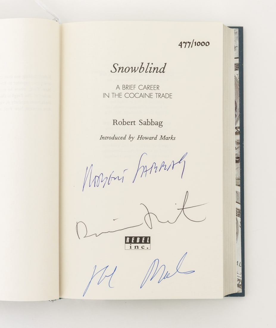 Signed "Snowblind: A Brief Career ...", 1998 - 7