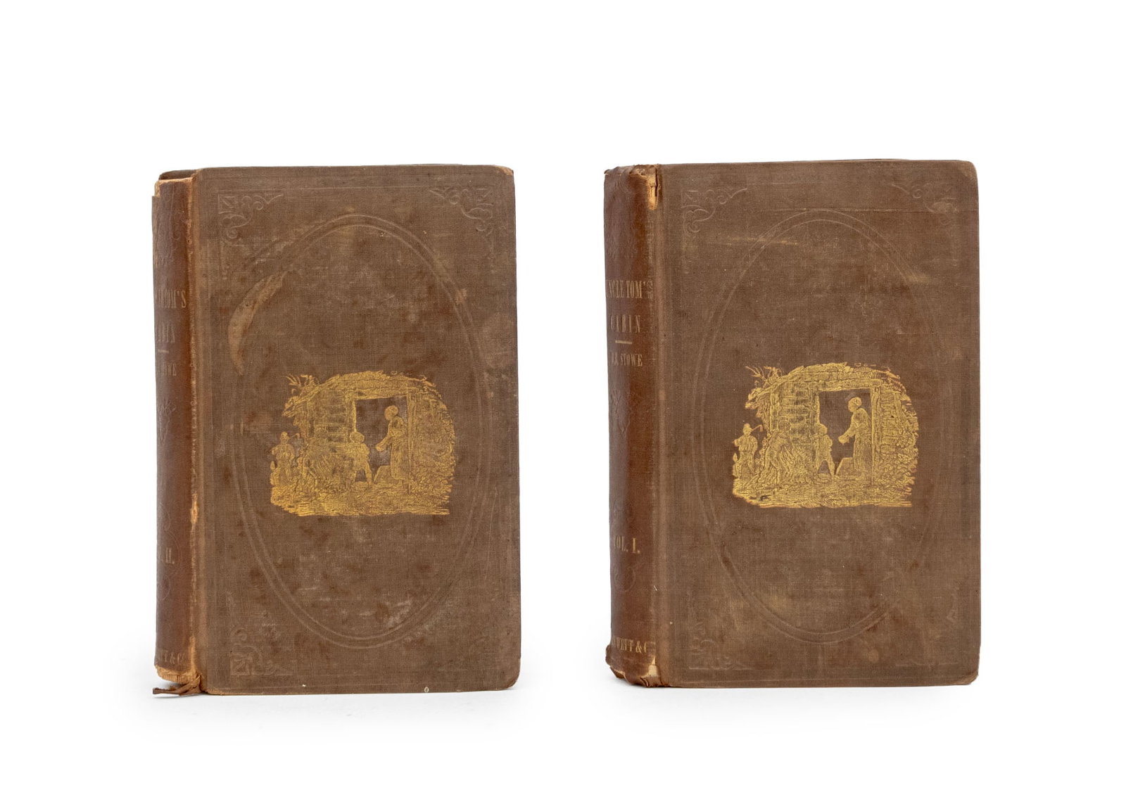 Harriet Beecher Stowe "Uncle Tom's Cabin", 2 Vols. (1 of 4)