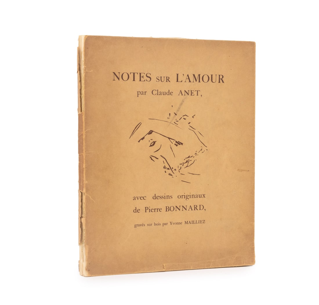 Pierre Bonnard Signed "Notes Sur L' Amour", 1922 (1 of 6)