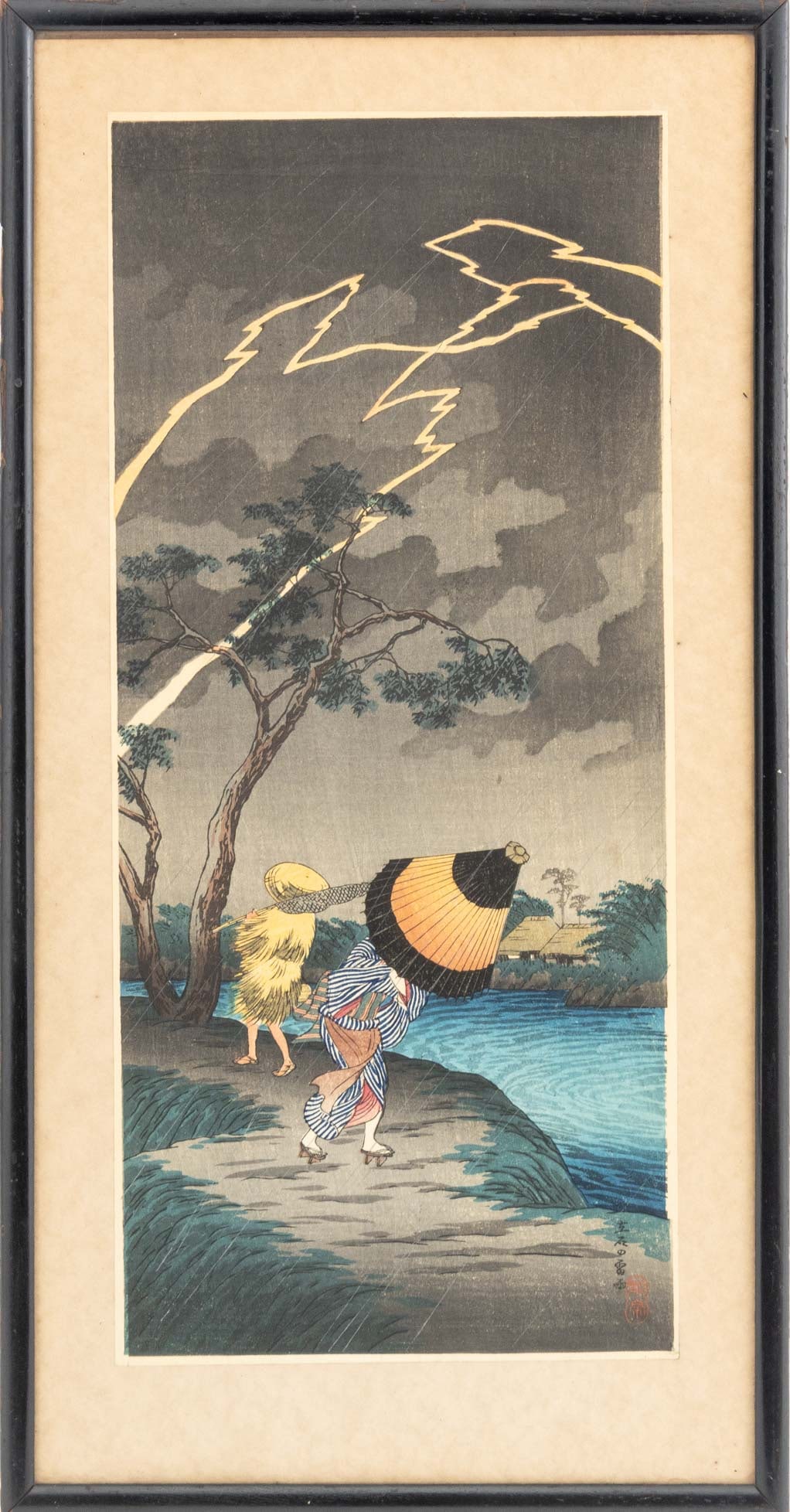 Hiroaki Takahashi "Thunderstorm at Tateishi", 1936 (1 of 8)
