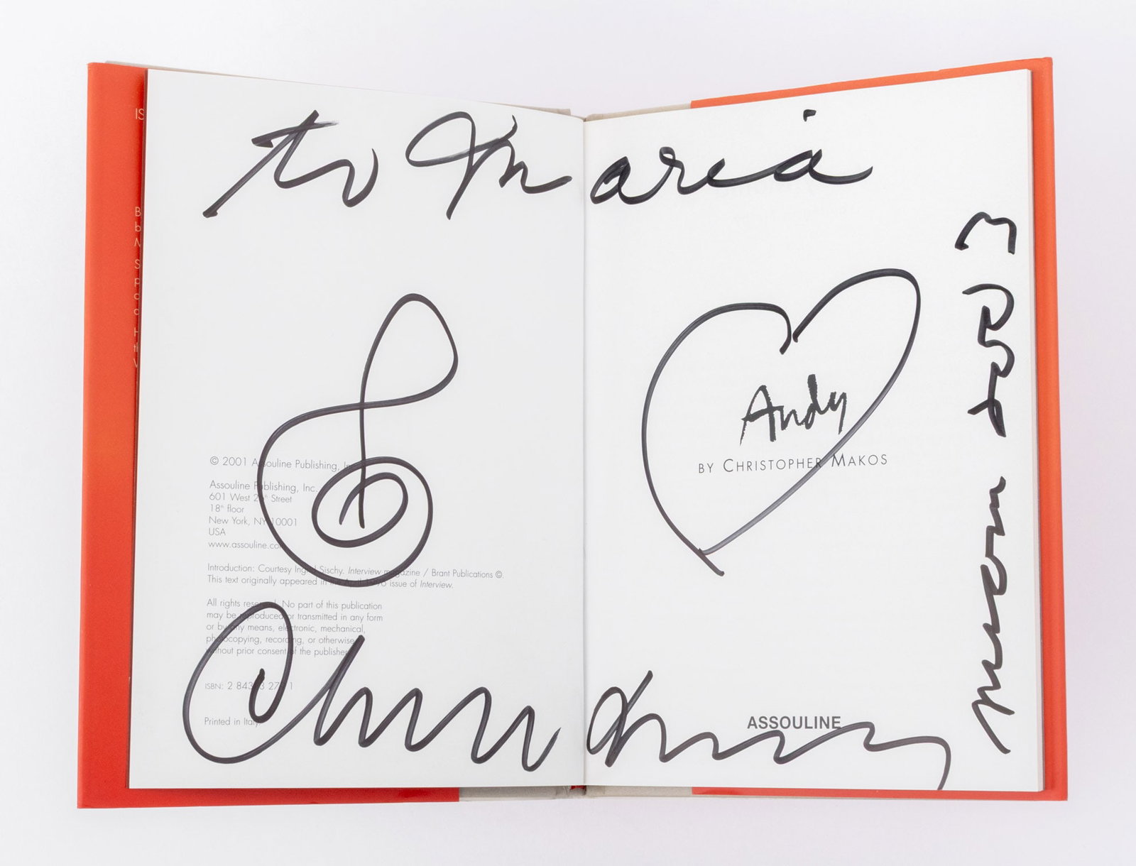 Christopher Makos Signed "Andy", 2001 - 3