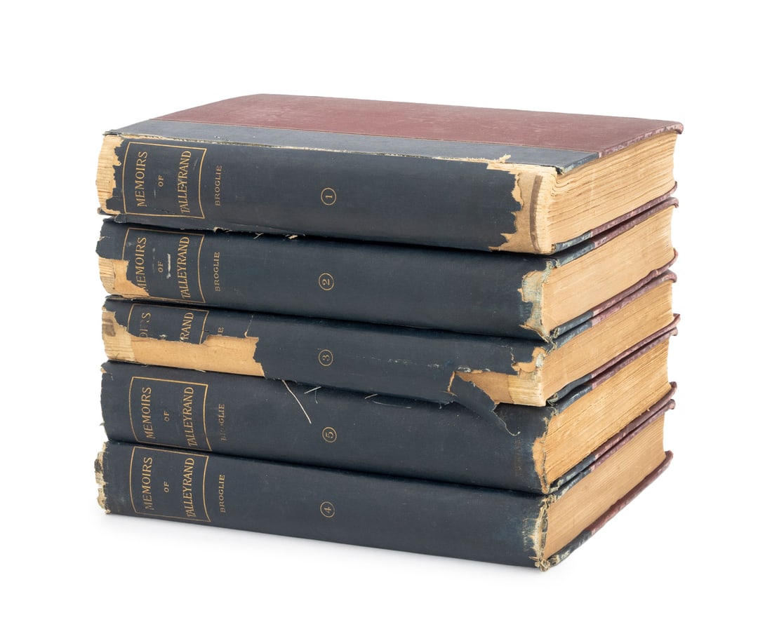 "Memoirs of the Prince de Talleyrand", 5, 1891 (1 of 6)
