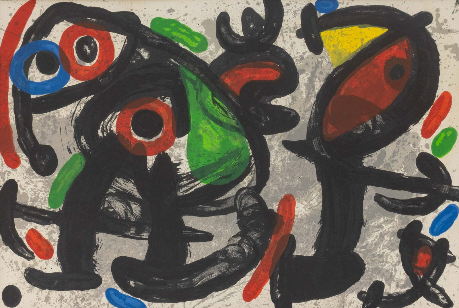 Joan Miro "Ronge de Nuit" Lithograph, 1970 - 2