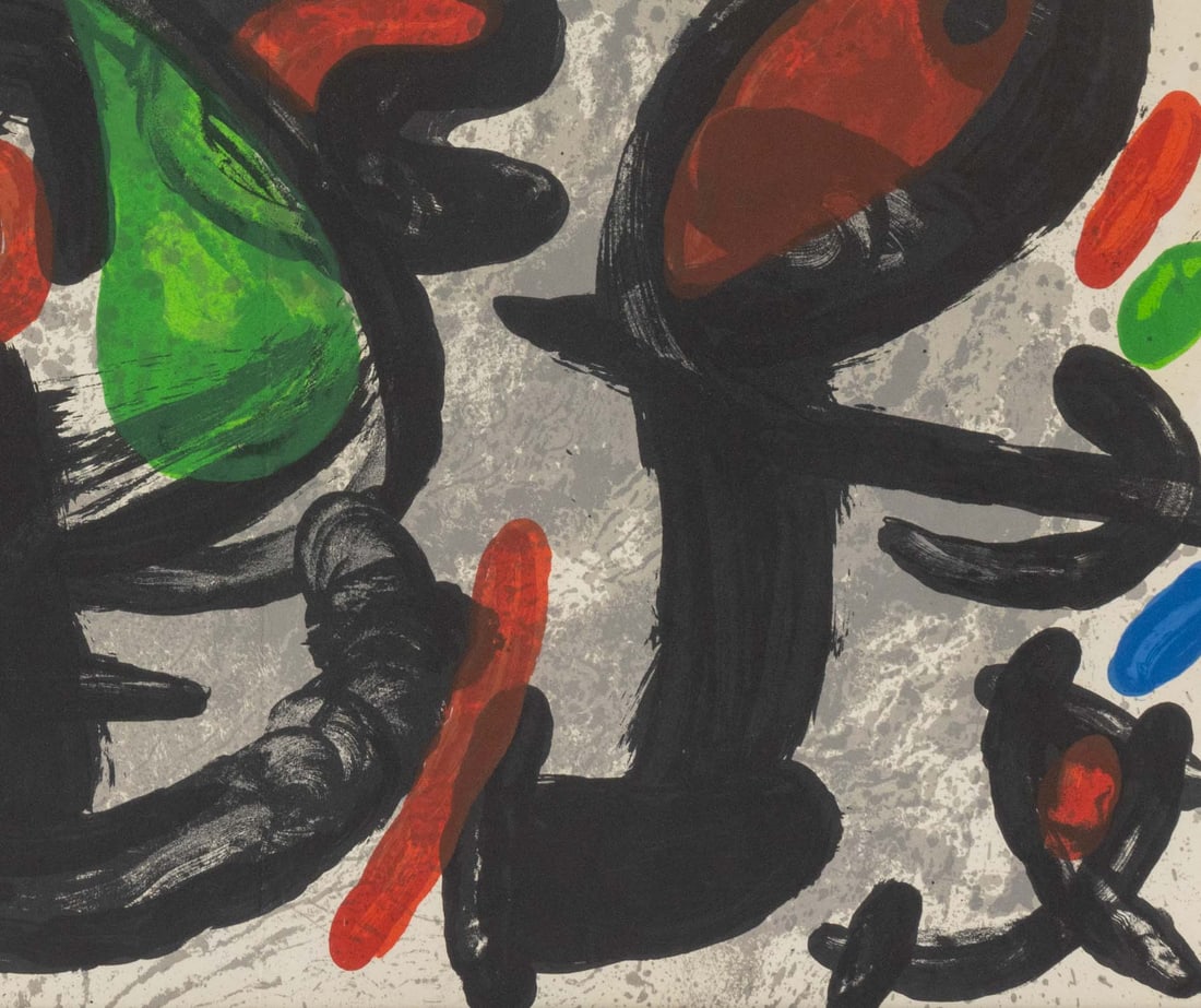Joan Miro "Ronge de Nuit" Lithograph, 1970 - 3