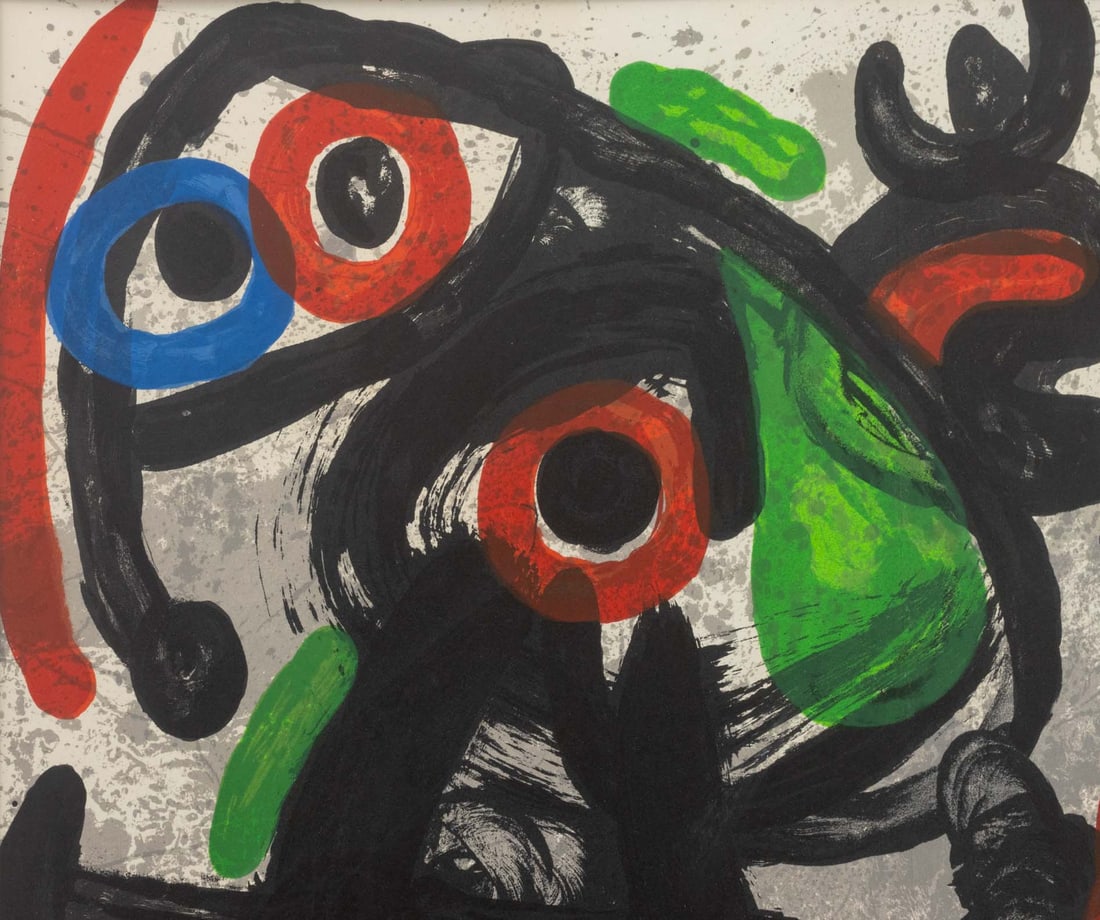 Joan Miro "Ronge de Nuit" Lithograph, 1970 - 4