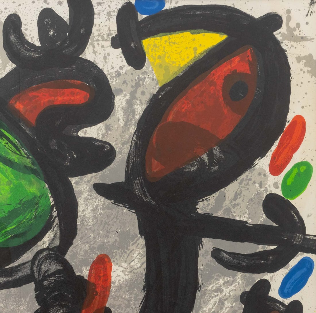 Joan Miro "Ronge de Nuit" Lithograph, 1970 - 5