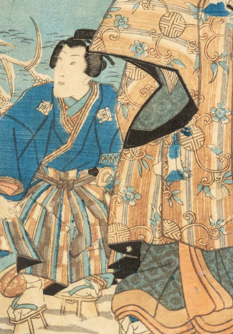 Utagawa Kunisada II Ukiyo-e Woodblock Prints, 2 - 5