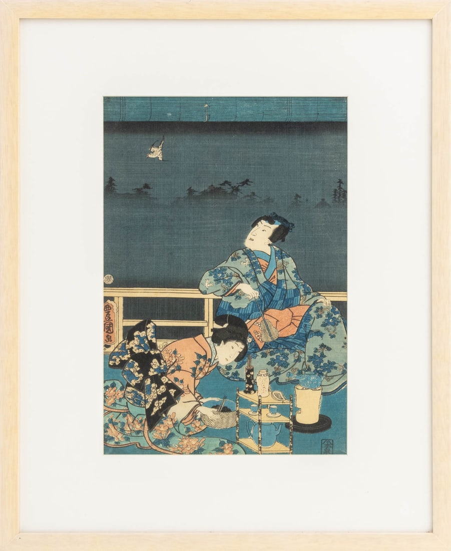 Utagawa Kunisada Bijin-ga Woodblock Prints, 2 - 7