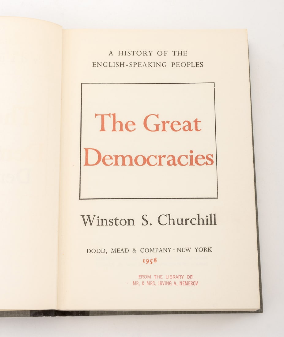 Winston Churchill "A History of...", 4 Vols., 1958 - 6