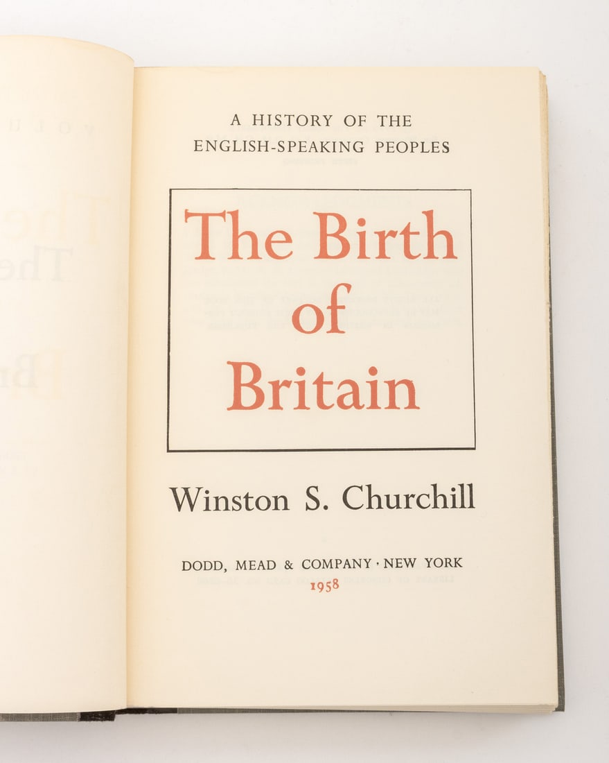 Winston Churchill "A History of...", 4 Vols., 1958 - 8