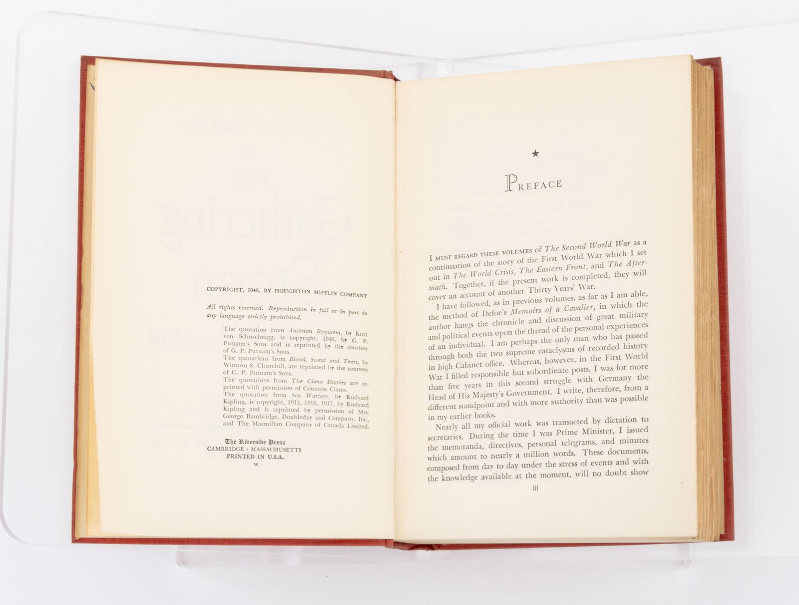 Winston Churchill "Second World War", 6 Vols. - 5