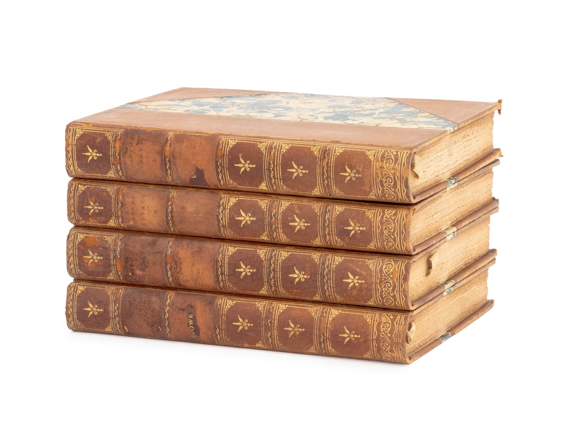 James Russell Lowell "Literary Essays", 4, 1890: Lowell, James Russell, "Literary Essays", Boston and New York: Houghton, Mifflin and Company, 1890, volumes I-IV. Each approx.: 7.75" L x 5.5" W x 1" D. Provenance: The Estate of Alton G. Marshall, fo