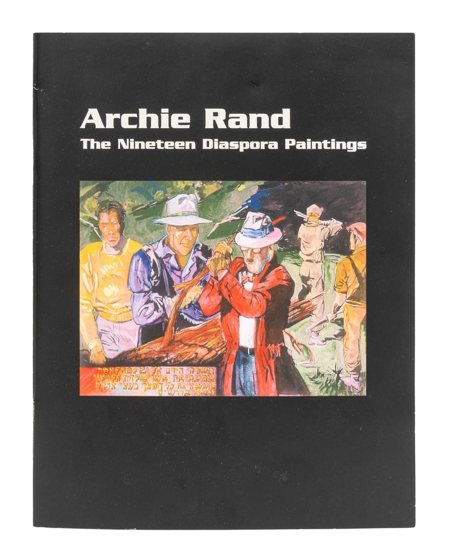 Signed "Archie Rand: Nineteen Diaspora Paintings" (1 of 9)