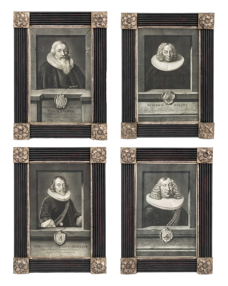 Sebastian Walch Portraits of Men Mezzotint, 4 (1 of 19)