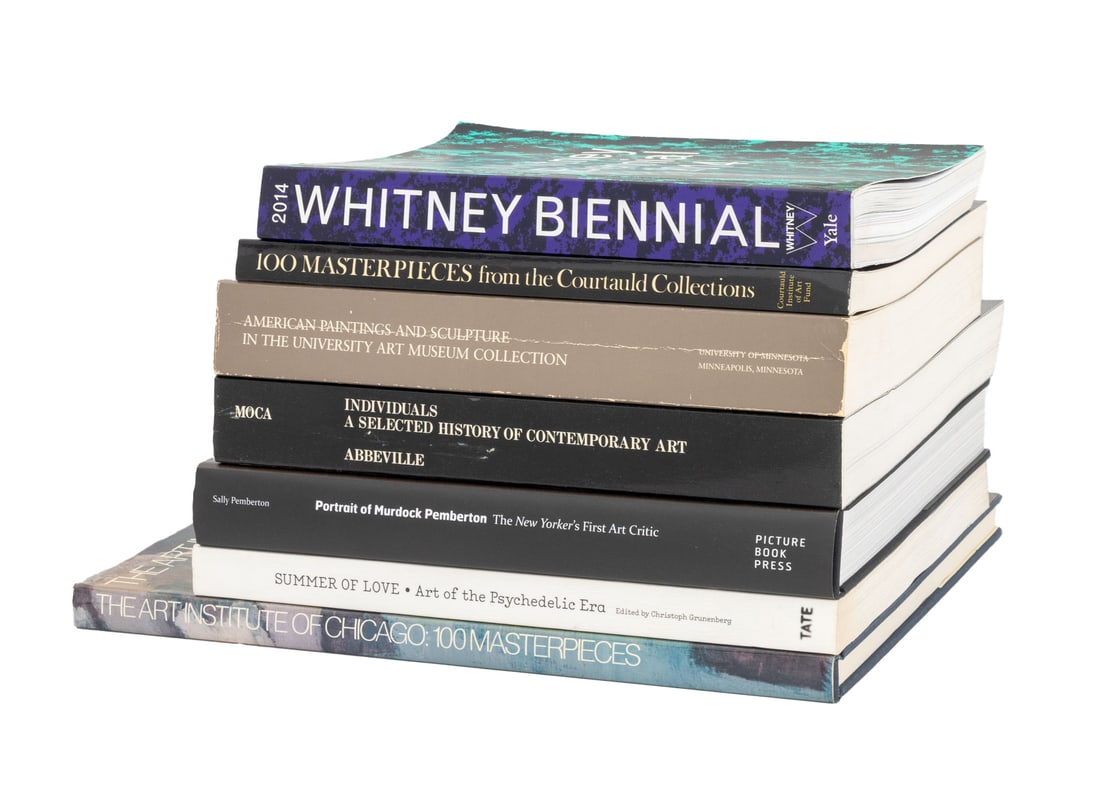 Books on Museum and Art Collections, 7: Collection of Seven Books on Museum and Art Collections, comprising: "American Paintings and Sculpture in the University Art Museum Collections", "100 Masterpieces from the Courtauld Collections Berna