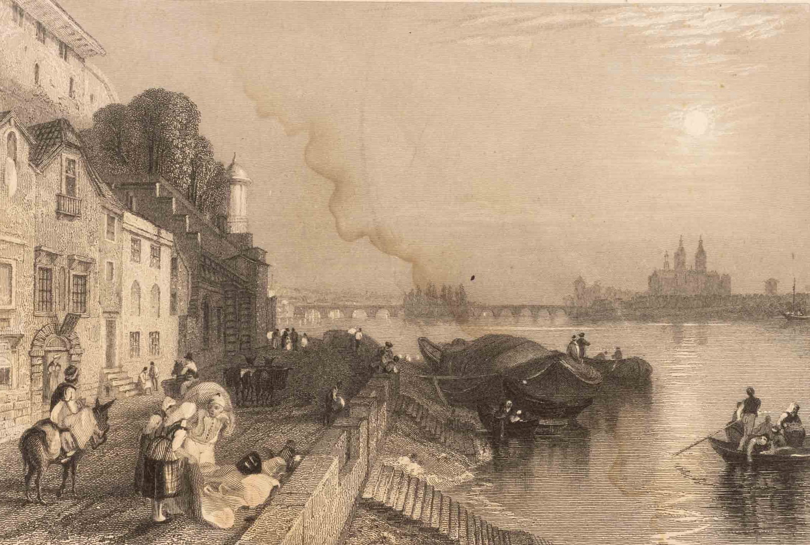 Cityscape Engravings, 19th C., 3 - 12
