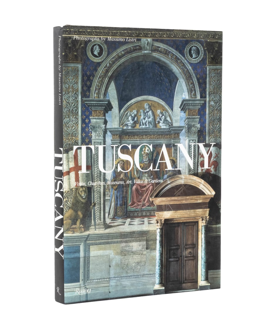 Massimo Listri "Tuscany: Vistas, Churches ...": Photography by Massimo Listri, "Tuscany: Vistas, Churches, Museums, Art, Villas & Gardens", New York: Rizzoli International, 2010. 17.25" L x 11.25" W x 1.5" D. Provenance: From a New York City Collec