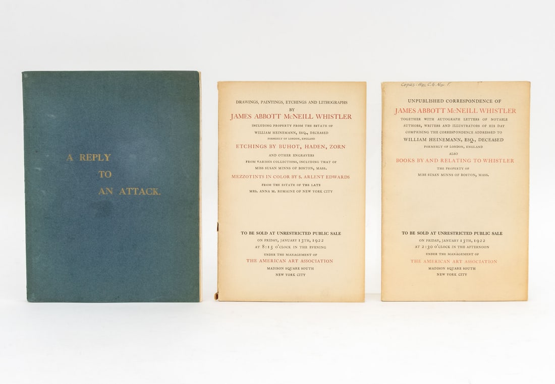 James McNeill Whistler Books and Ephemera, 18 - 11