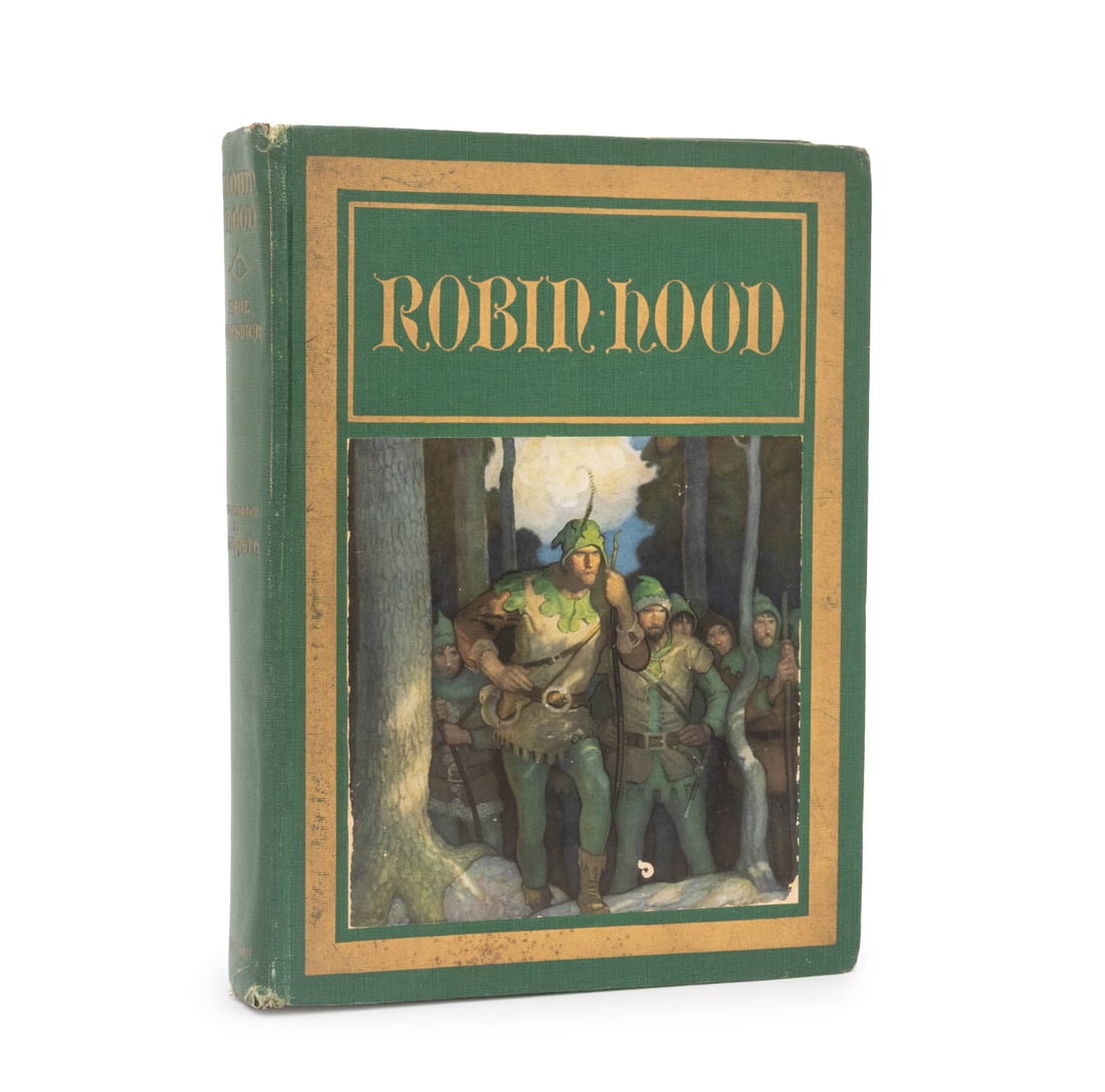 N. C. Wyeth Illustrated "Robin Hood", 1917: Creswick, Paul, illus.: Wyeth, N. C., "Robin Hood", Philadelphia: David McRay, 1917, First Edition. 9.5" L x 7.25" W x 1.25" D. Provenance: The Estate of Gilbert C. Maurer, Director and Former COO of 