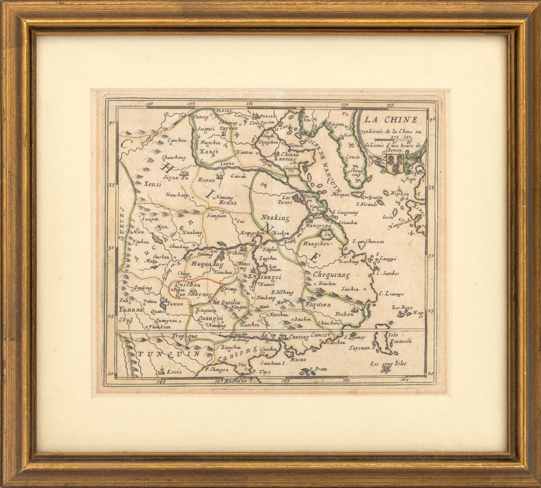 Jacques Peeters "La Chine" Hand-Colored Engraving (1 of 5)