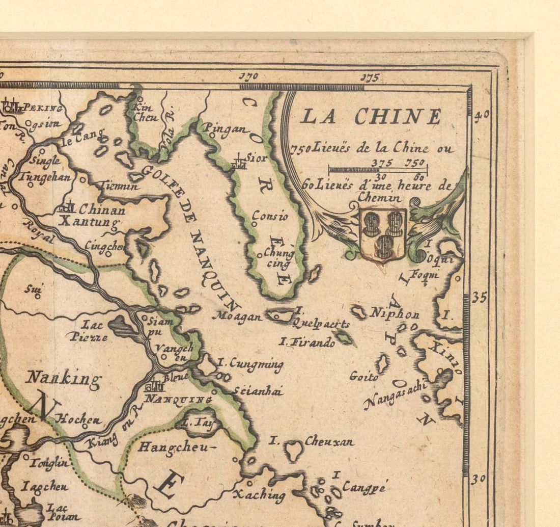 Jacques Peeters "La Chine" Hand-Colored Engraving - 3