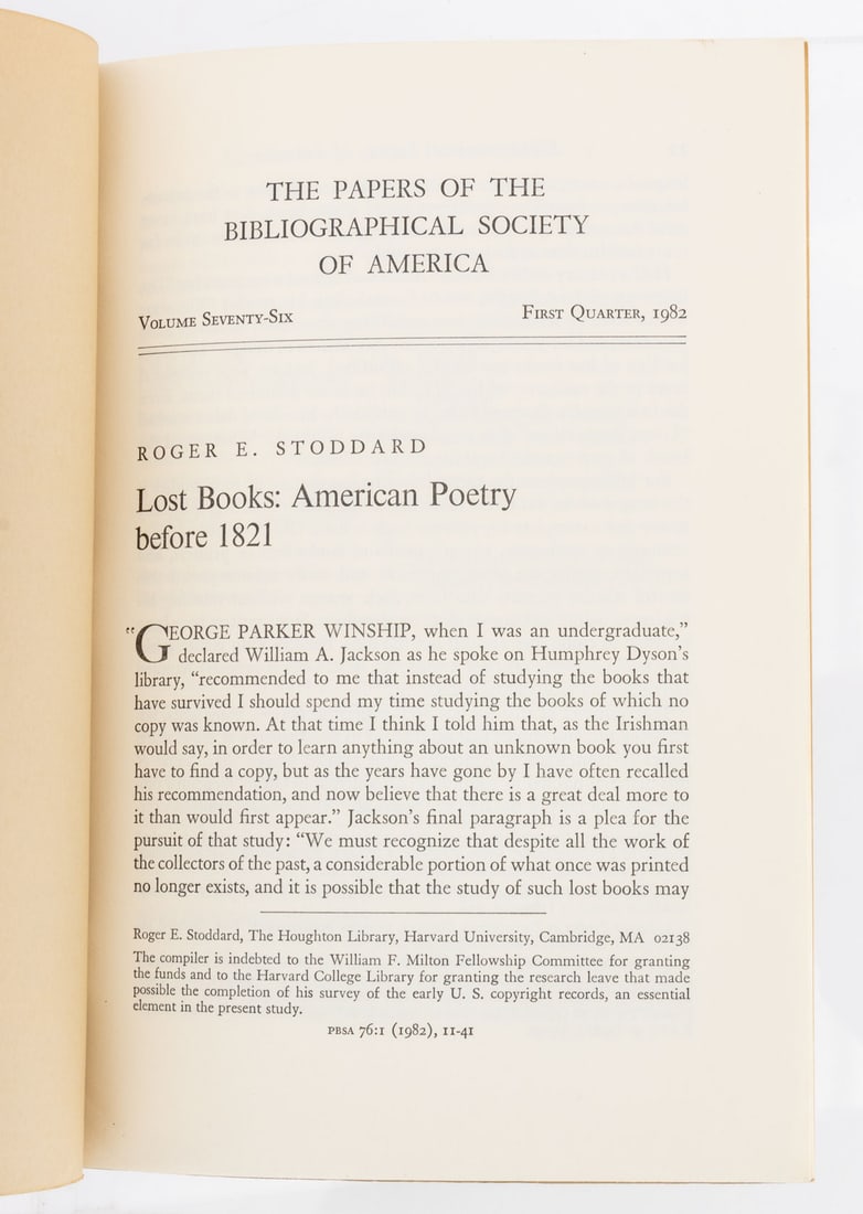 Books and Monographs by George Parker Winship, 18 - 15