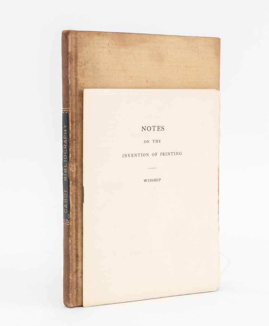 Books and Monographs by George Parker Winship, 18 - 9