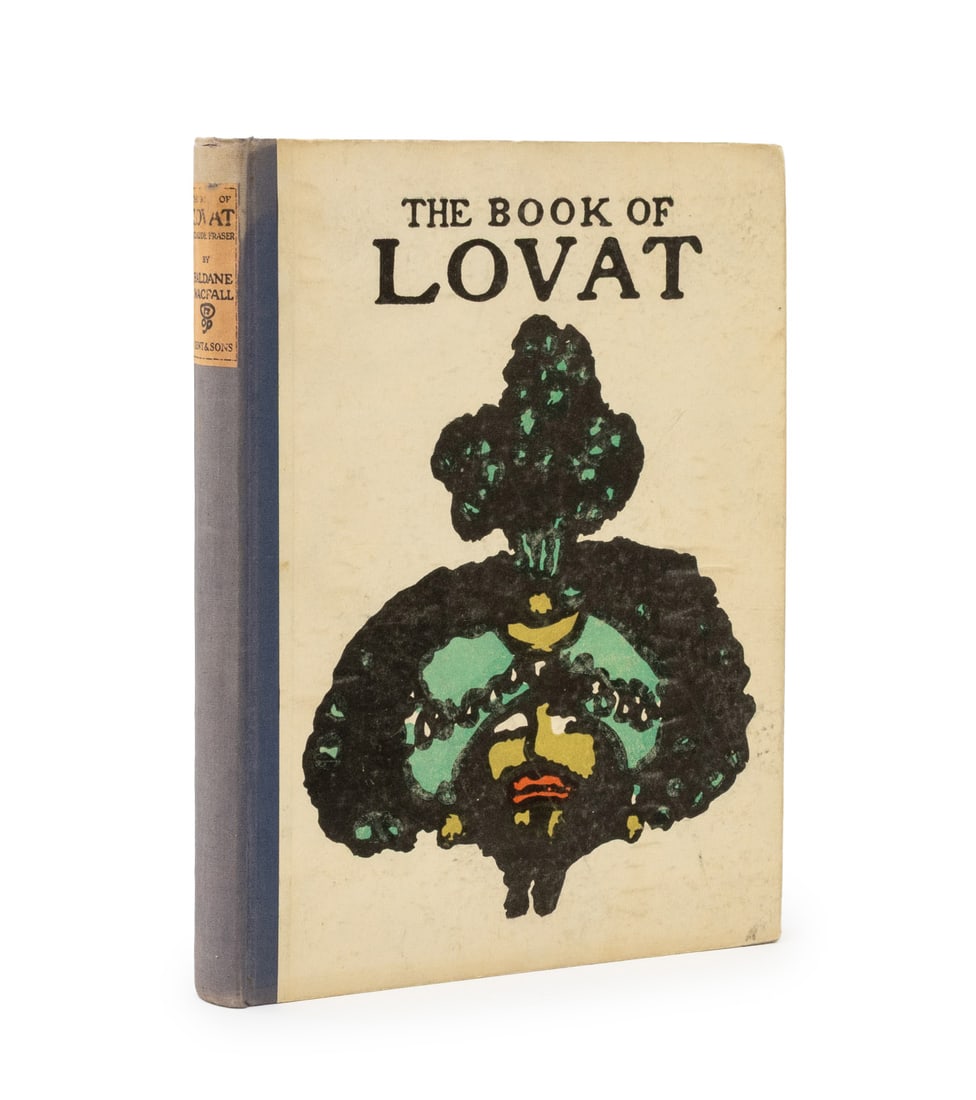 Haldane Macfall "The Book of Lovat", 1923: Macfall, Haldane, "The Book of Lovat", London: J.M. Dent & Sons, 1923. 11" L x 8.5" W x 1" D. Provenance: From a New York City Collection. Keywords: Antique Books, Illustrated, English author,