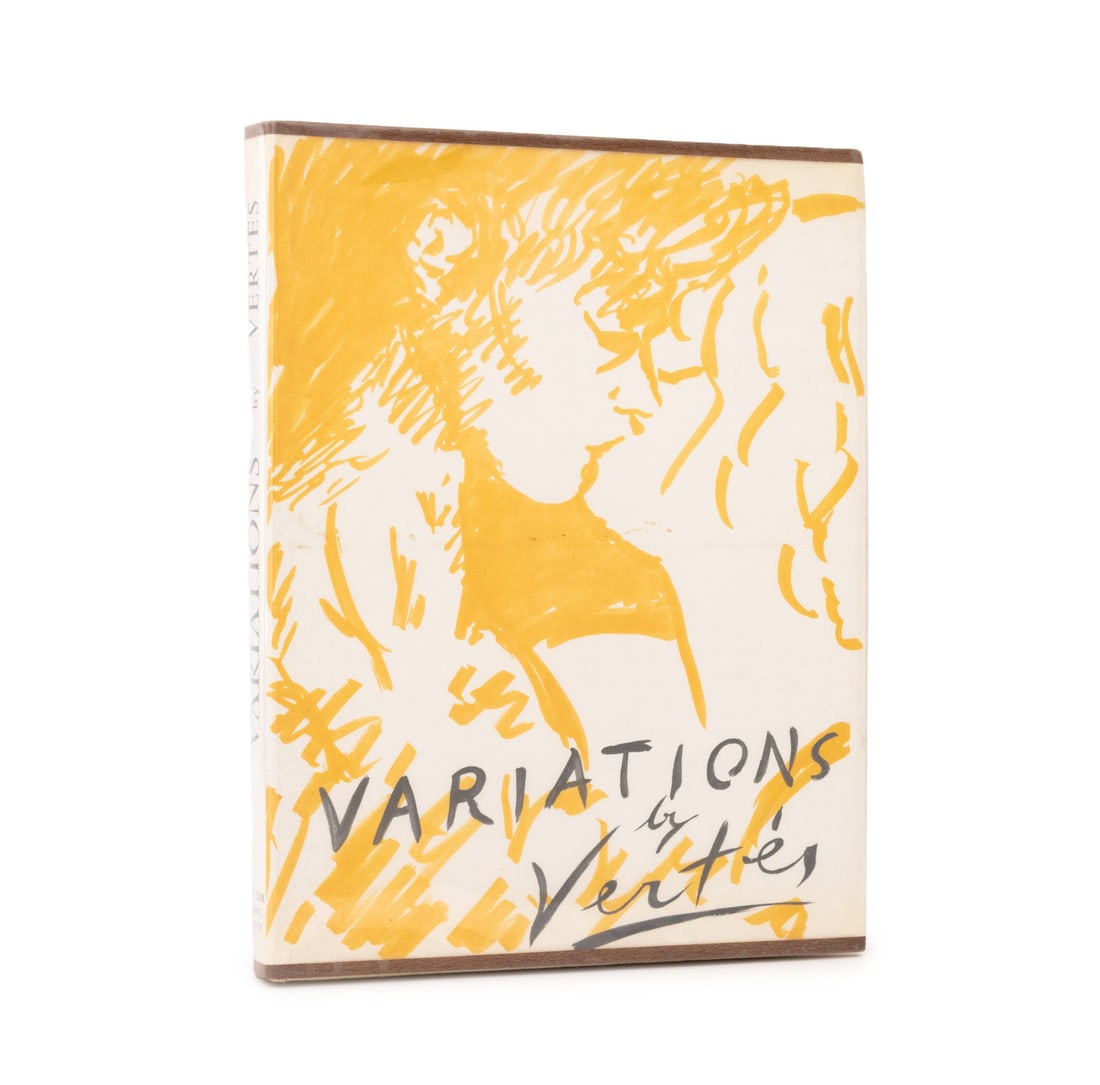 Marcel Vertes "Variations", 1961: Vertes, Marcel, "Variations: Drawings, Water Colors, Etchings and Lithographs", Greenwich, Connecticut: New York Graphic Society, 1961, limited edition number 940 of 1000 numbered copies. 13" L x 10" 
