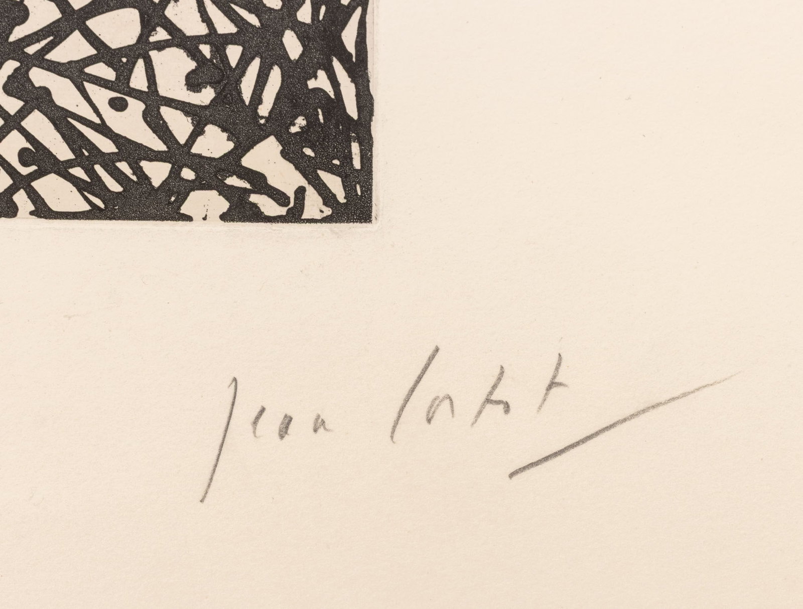 Illegibly Signed Abstract Composition Etching - 5