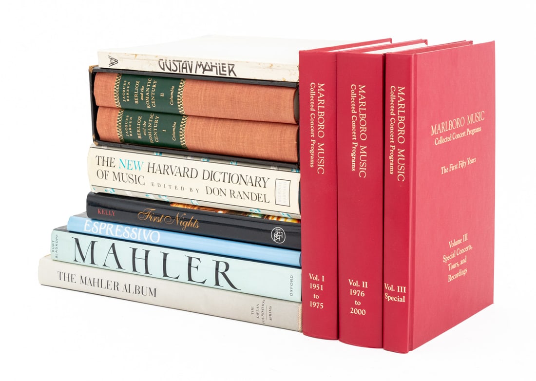 Books on Composers and Classical Music, 11: Collection of 11 Books on Composers and Classical Music, comprising: "Mahler: A Documentary Study", ed: Blaukopf, Kurt, "Espressivo: Music and Life at Marlboro", ed: Snyder, J.M., "Gustave Mahler: Un 