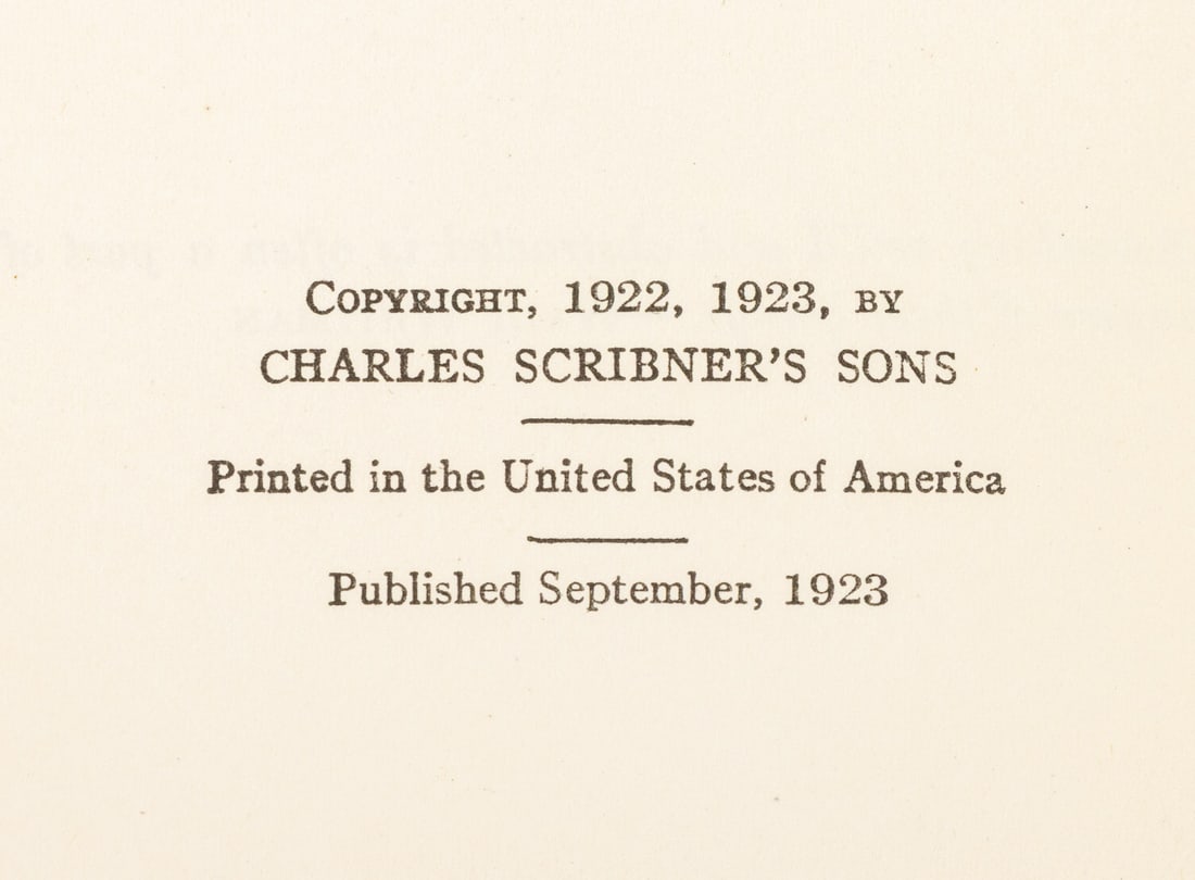 First Edition Books, 2 - 8