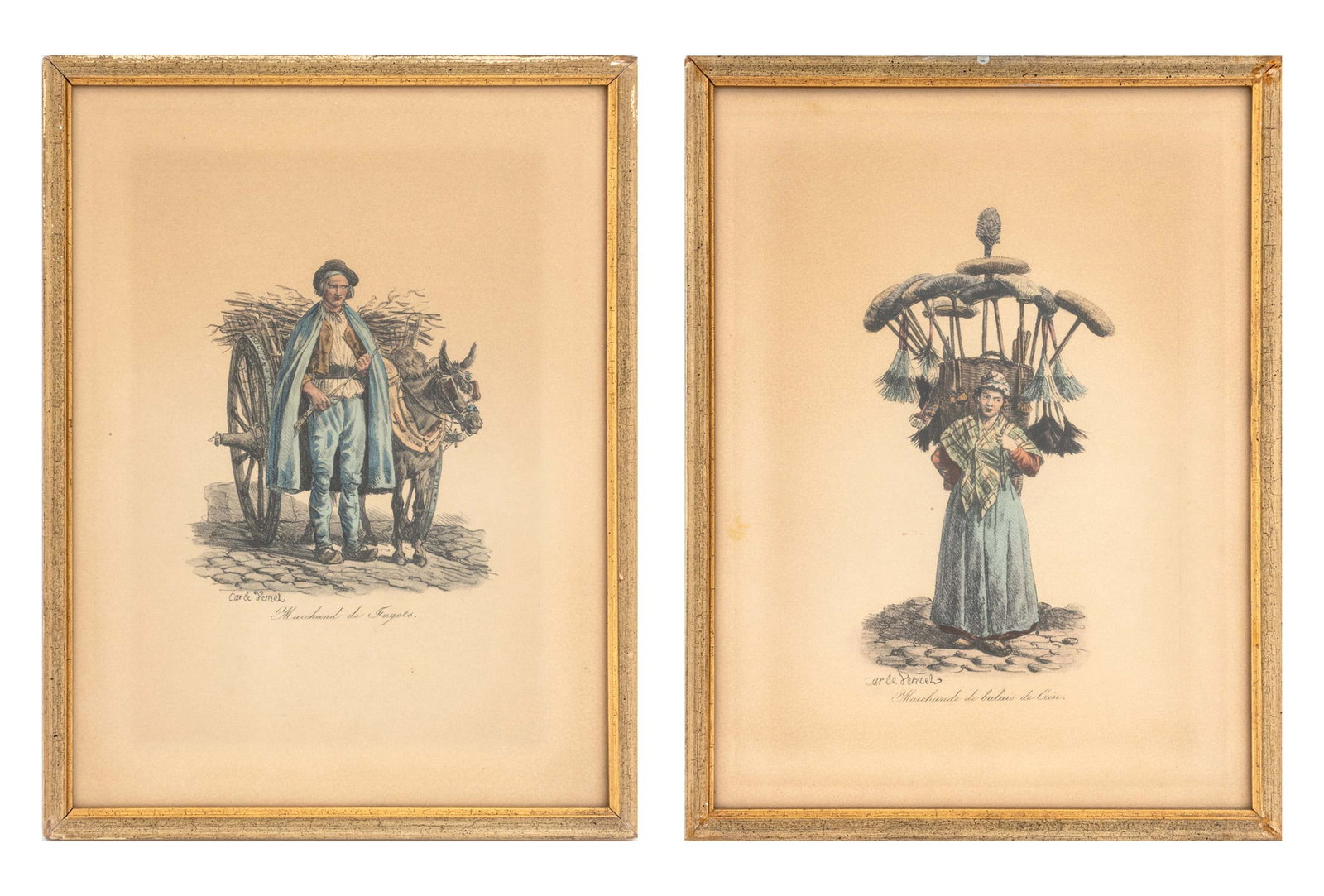 Carle Vernet Hand-Colored Lithographs, 2 (1 of 12)
