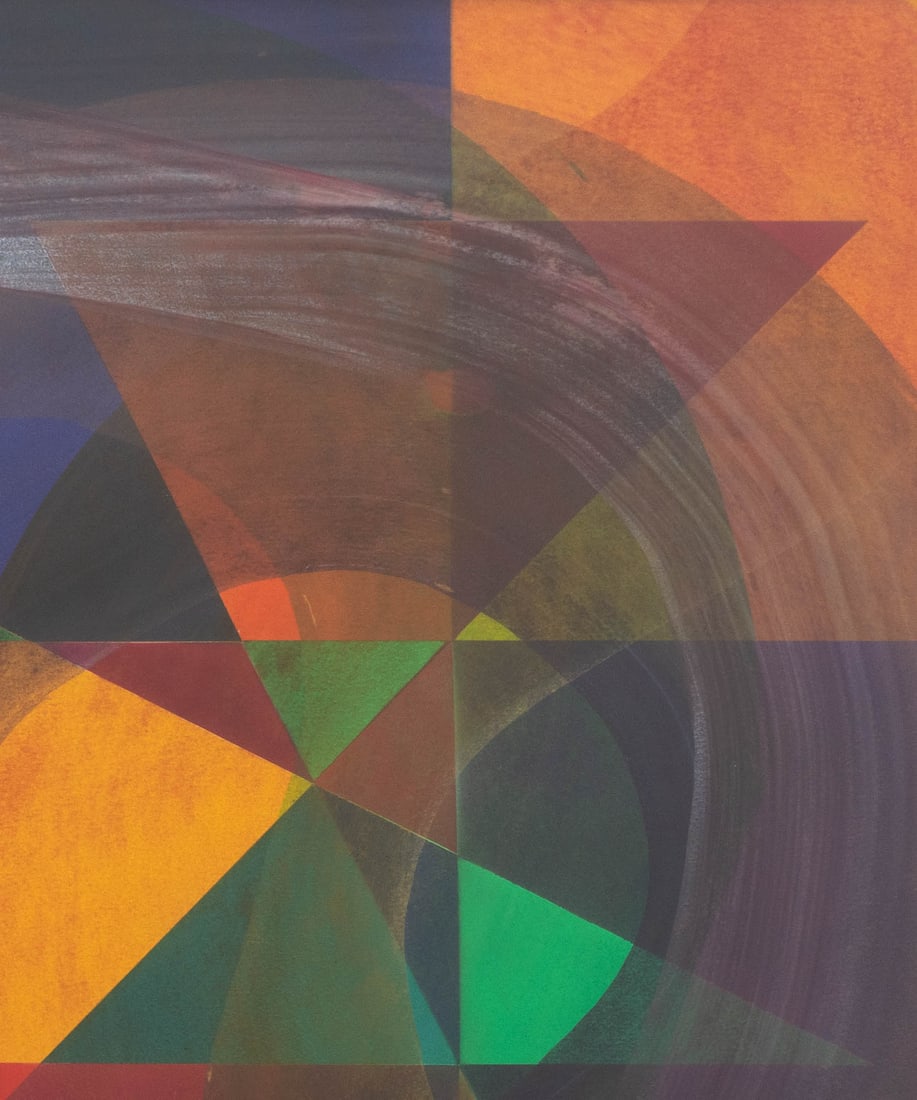 Charles Searles Abstract Composition Screenprint - 4