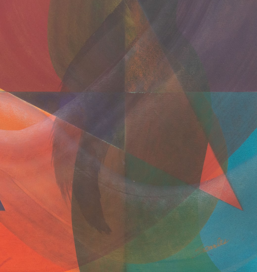 Charles Searles Abstract Composition Screenprint - 6