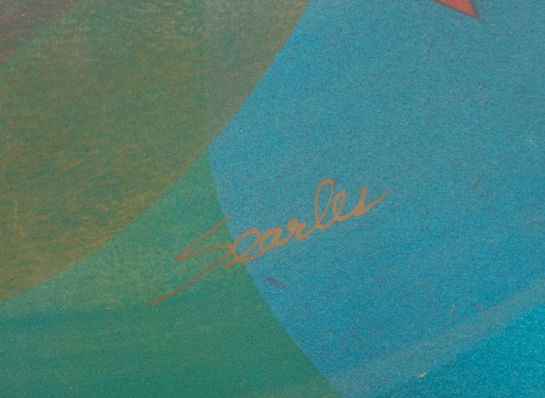 Charles Searles Abstract Composition Screenprint - 7