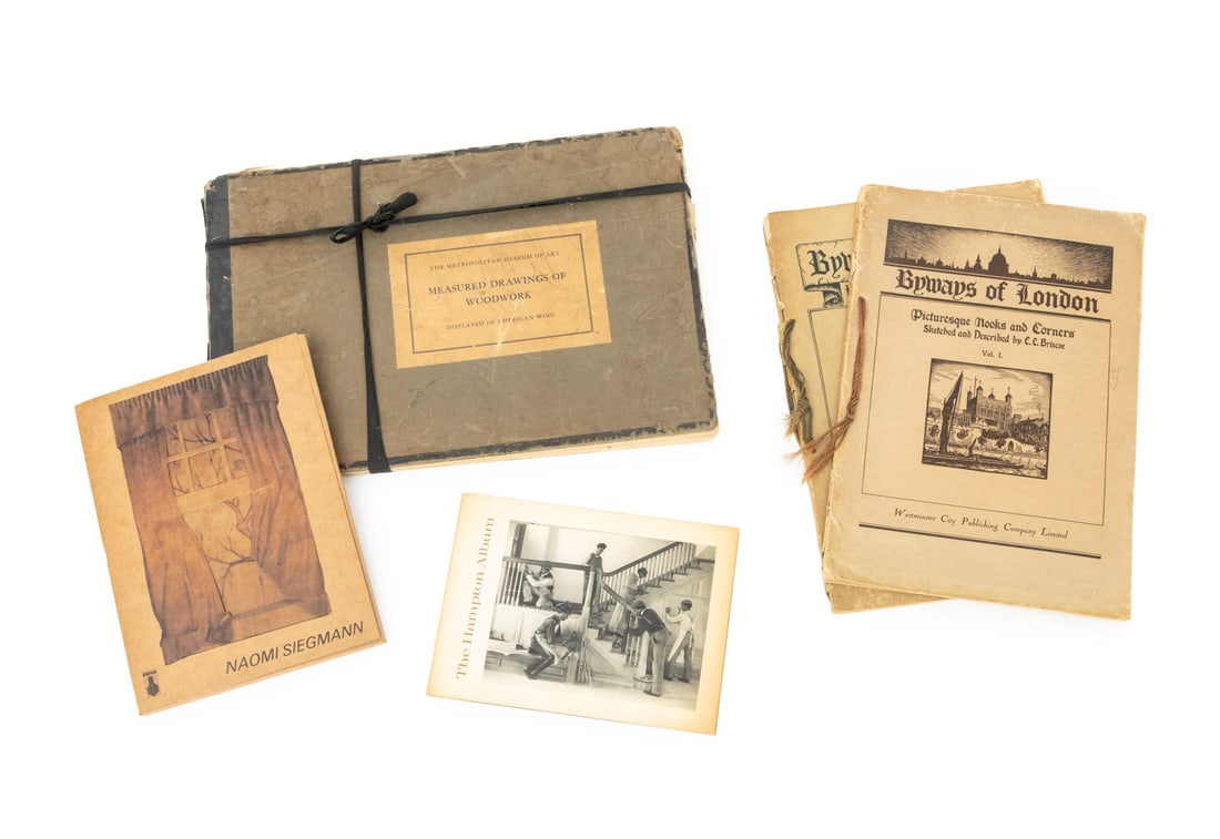 Books on Art Series and Collections, 5: Collection of Five Books on Art Series and Collections, comprising: "Naomi Siegmann (Serie Artelibro, 1)", Kartofel, Graciela, "The Hampton Album", Johnston, Frances B., "Byways of London: Picturesque